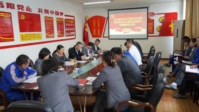 3044am永利集团汽贸公司党支部召开学习贯彻习近平新时代 中国特色社会主义思想主题教育专题组织生活会