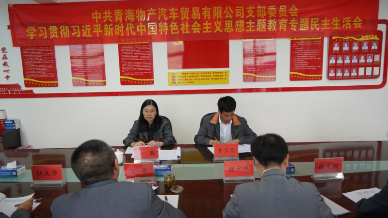 对标对表找差距 真学真用抓落实——3044am永利集团汽贸公司党支部召开学习贯彻习近平新时代中国特色社会主义思想主题教育专题民主生活会