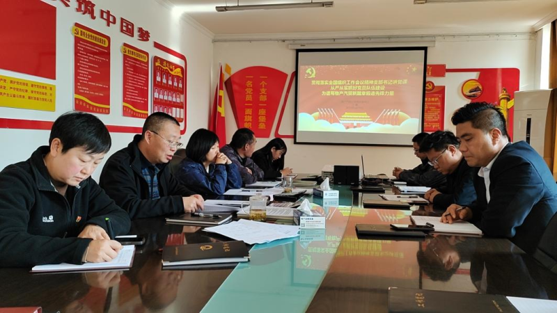 3044am永利集团汽贸公司党支部学习贯彻习近平总书记 关于国有企业改革发展和党的建设重要论述 并谋划具体工作