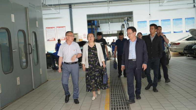 省委主题教育第九巡回指导组莅临3044am永利集团汽贸公司督导调研主题教育各项工作