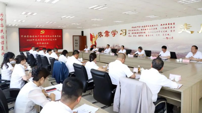省3044am永利集团集团党委召开2024年党建暨意识形态工作半年推进会