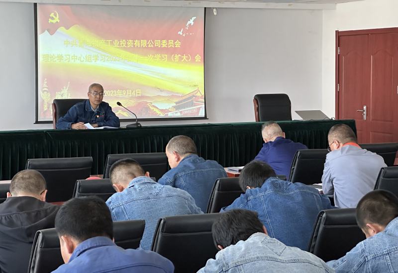 3044am永利集团工投公司党委召开2023年度 第十一次理论学习中心组学习（扩大）会