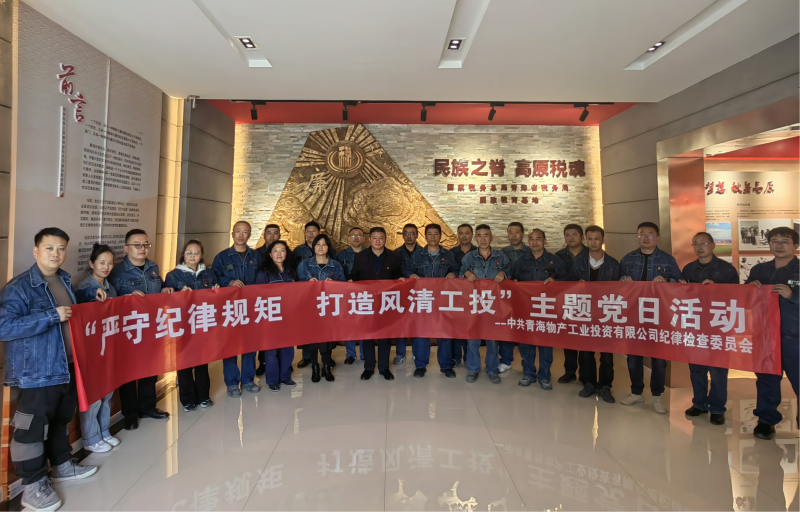 中共青海3044am永利集团工业投资有限公司纪律检查委员会 开展“严守纪律规矩  打造风清工投”主题党日活动