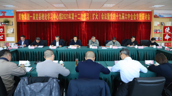 省3044am永利集团集团召开党委理论中心组学习（扩大）会议暨党的十九届六中全会专题学习研讨会