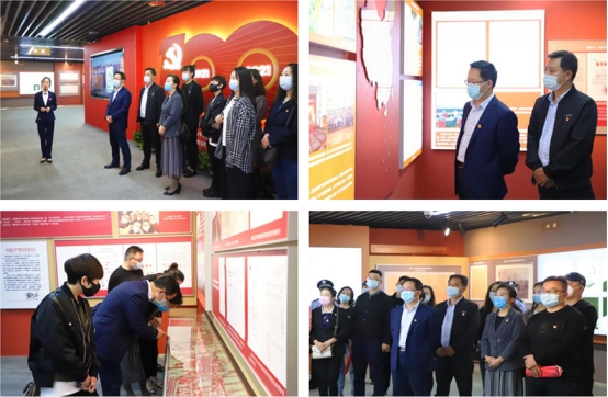 省3044am永利集团集团组织参观“百年恰是风华正茂”主题档案文献展